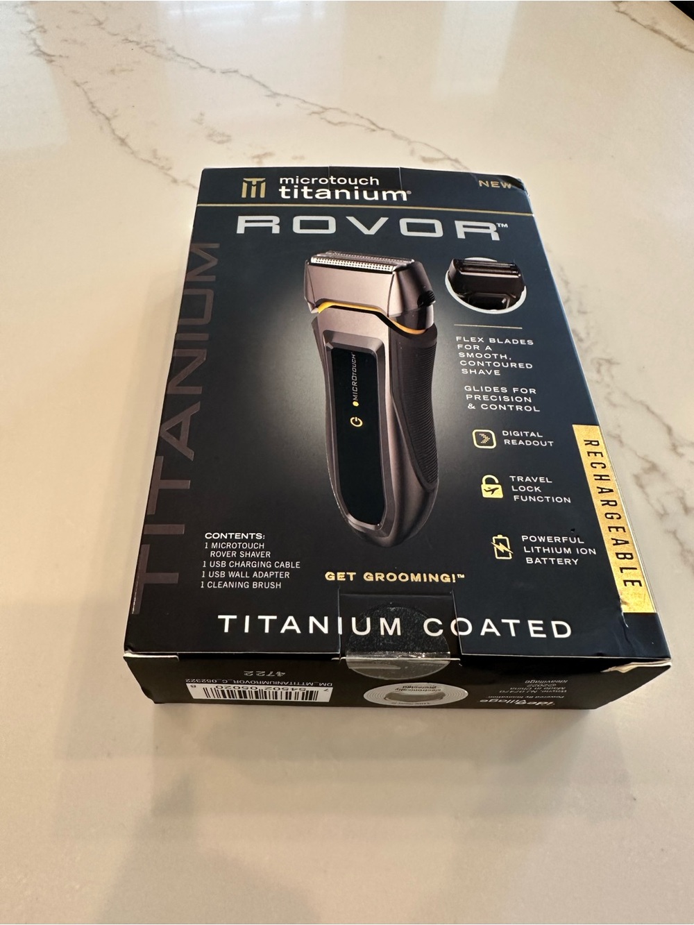 Rovor Microtouch Titanium Coated Electric Shaver